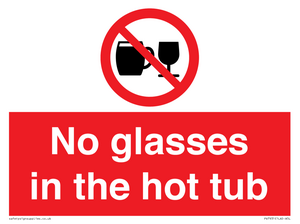 PV7931: No glasses in the hot tub