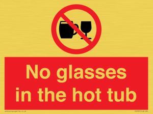 PV7931: No glasses in the hot tub