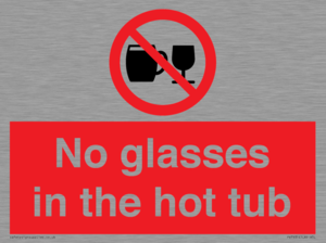 PV7931: No glasses in the hot tub
