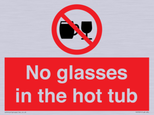 PV7931: No glasses in the hot tub