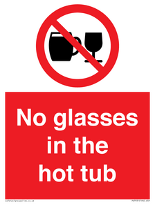 PV7931: No glasses in the hot tub
