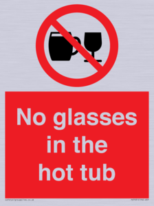 PV7931: No glasses in the hot tub