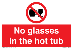 PV7931: No glasses in the hot tub
