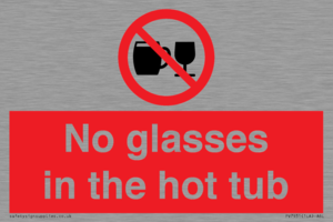 PV7931: No glasses in the hot tub