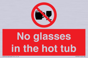 PV7931: No glasses in the hot tub