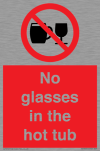 PV7931: No glasses in the hot tub