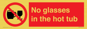 PV7931: No glasses in the hot tub