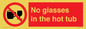 PV7931: No glasses in the hot tub