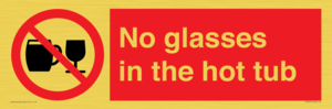 PV7931: No glasses in the hot tub