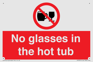 PV7931: No glasses in the hot tub