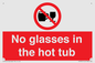 PV7931: No glasses in the hot tub