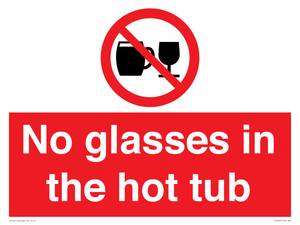 PV7931: No glasses in the hot tub