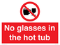 PV7931: No glasses in the hot tub