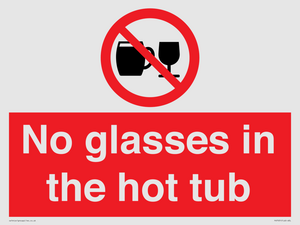 PV7931: No glasses in the hot tub