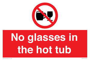 PV7931: No glasses in the hot tub