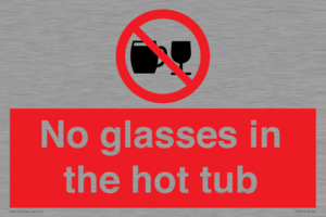 PV7931: No glasses in the hot tub