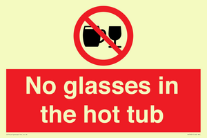 PV7931: No glasses in the hot tub
