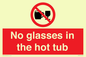 PV7931: No glasses in the hot tub