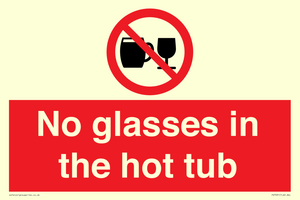 PV7931: No glasses in the hot tub