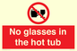 PV7931: No glasses in the hot tub