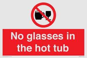 PV7931: No glasses in the hot tub
