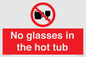PV7931: No glasses in the hot tub