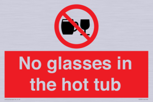 PV7931: No glasses in the hot tub