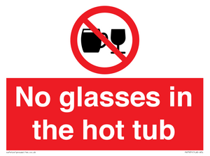 PV7931: No glasses in the hot tub