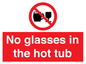 PV7931: No glasses in the hot tub