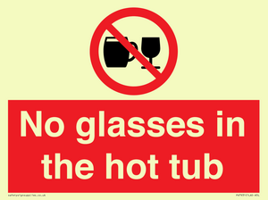 PV7931: No glasses in the hot tub