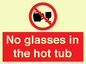 PV7931: No glasses in the hot tub