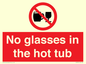PV7931: No glasses in the hot tub