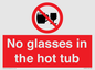 PV7931: No glasses in the hot tub