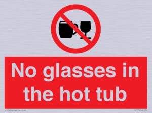 PV7931: No glasses in the hot tub