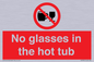 PV7931: No glasses in the hot tub