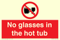 PV7931: No glasses in the hot tub