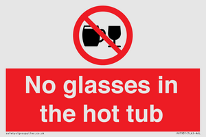 PV7931: No glasses in the hot tub