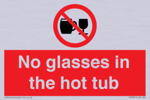 PV7931: No glasses in the hot tub