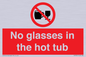 PV7931: No glasses in the hot tub