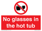 PV7931: No glasses in the hot tub