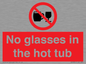 PV7931: No glasses in the hot tub