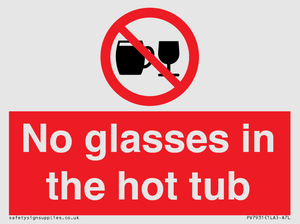PV7931: No glasses in the hot tub