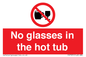 PV7931: No glasses in the hot tub