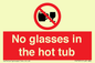 PV7931: No glasses in the hot tub