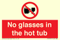 PV7931: No glasses in the hot tub