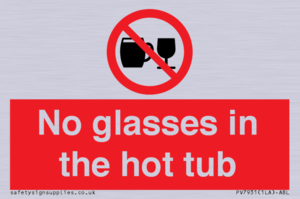 PV7931: No glasses in the hot tub