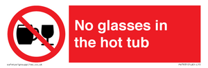 PV7931: No glasses in the hot tub