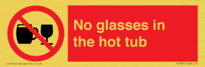 PV7931: No glasses in the hot tub