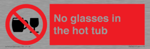 PV7931: No glasses in the hot tub