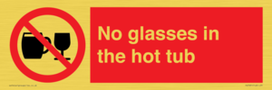 PV7931: No glasses in the hot tub